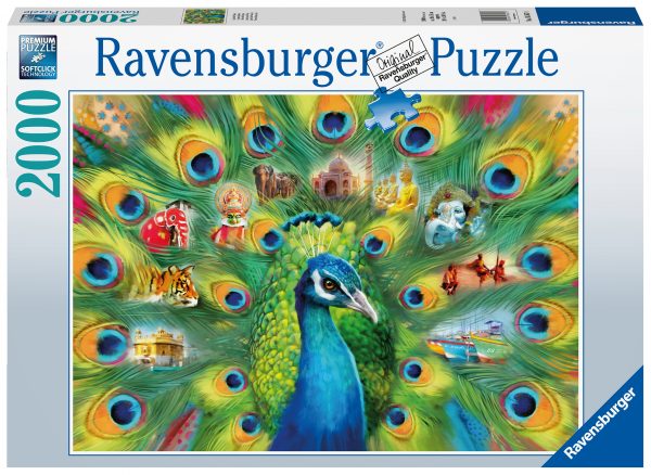 Peacock land 2000 palaa palapeli, Ravensburger