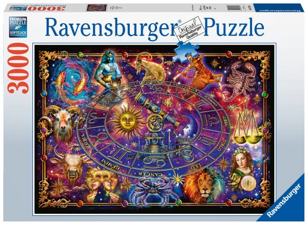 Horoskooppimerkkejä, palapeli 3000 palaa, Ravensburger