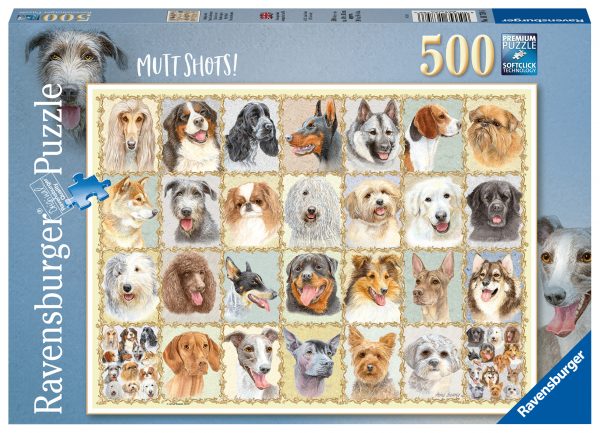 Dog Portraits 500 palaa palapeli, Ravensburger