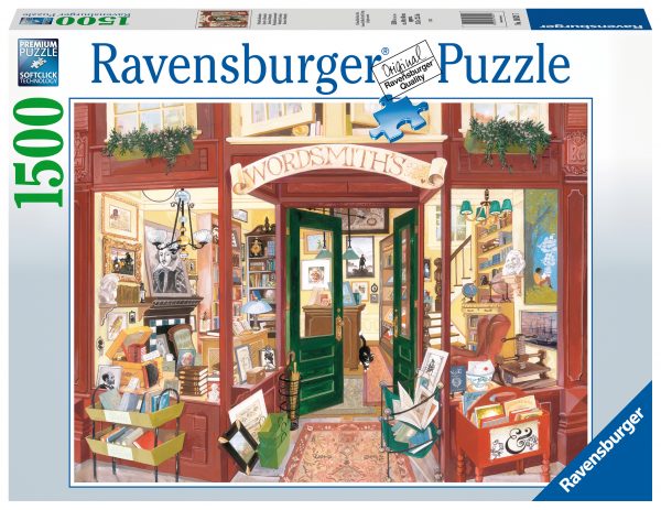 Ravensburger Puzzle 1500 pc Wordsmiths Bookshop