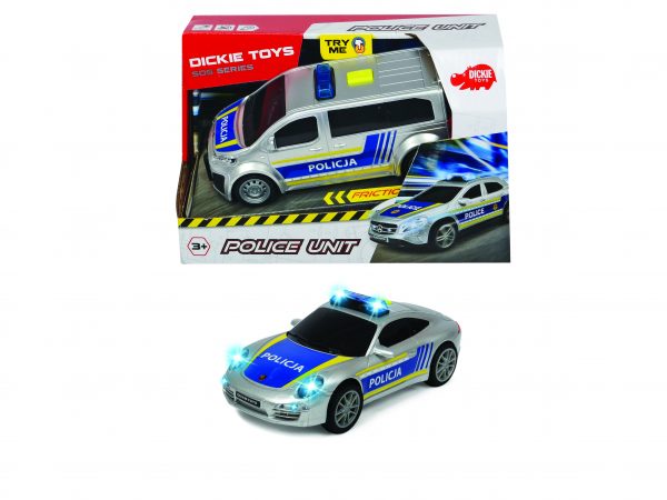 Dickie Toys Police Unit 2 different