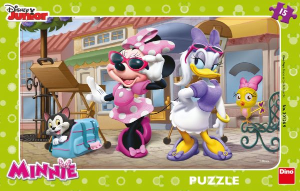 Dino Frame Puzzle 15 pc small, Disney Junior Minnie