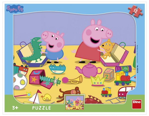 Dino Frame Puzzle 12 pc, Pipsa Possu