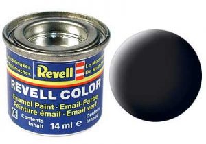 Revell emalimaali Black, Matt, 14ml, RAL 9011, 32108