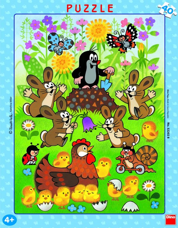 Dino Frame Puzzle 40 pc big, Myyrä