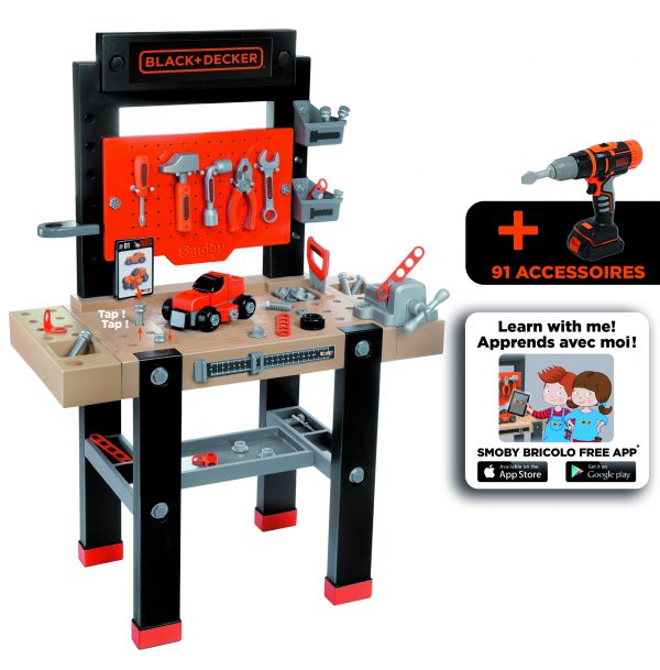 Black and Decker Bricolo Työkalupenkki+työkalut Smoby