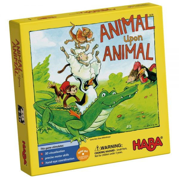 HABA Board Game Animal Upon Animal - Eläinpyramiidi