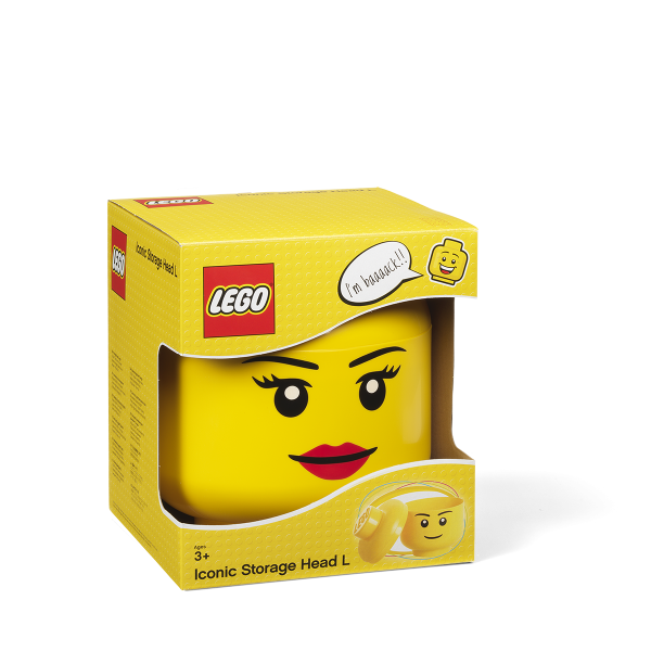 LEGO Storage Head L– Tyttö