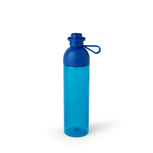 LEGO juomapullo 740 ml, läpinäkyvä, sininen