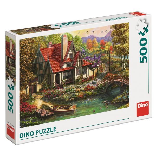 Cottage near the lake 500 palaa palapeli, DINO