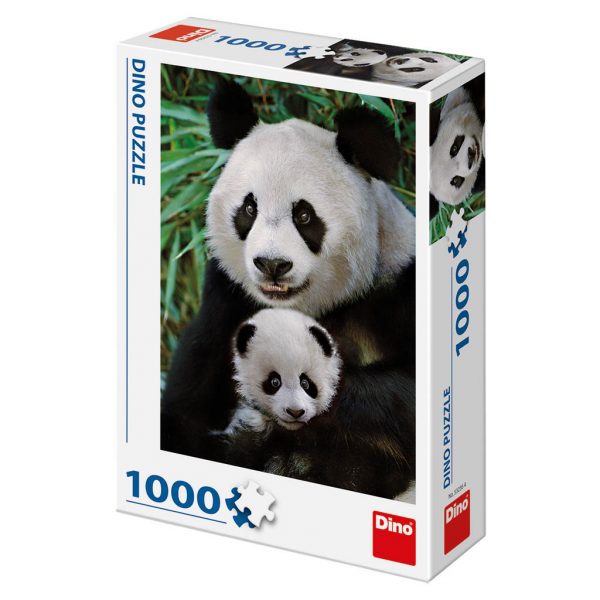 Panda with baby 1000 p. palapeli, Dino