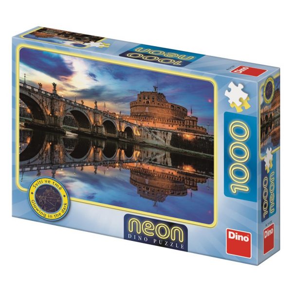Angel Castle Neon palapeli 1000 palaa, Dino