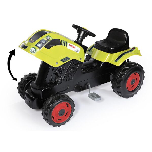 Smoby Claas Farmer XL Polkutraktori ja peräkärry vaal.vihreä - Image 4