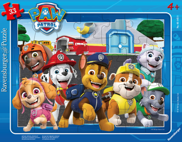 Ravensburger 33 pc Frame Puzzle Paw Patrol