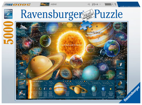Aurinkojärjestelmä, palapeli 5000 palaa, Ravensburger