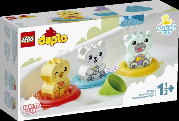 LEGO DUPLO Hauskoihin kylpyhetkiin: kelluva eläinjuna 10965