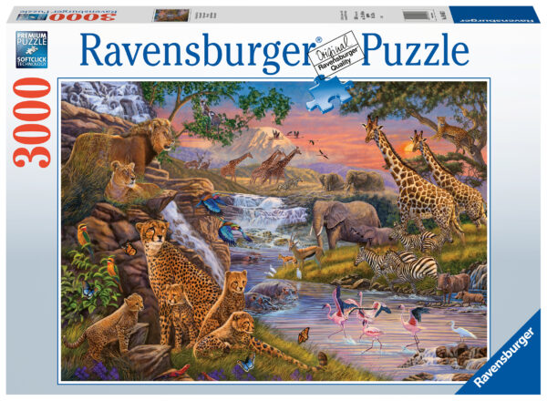 Eläinten kuningas, palapeli 3000 palaa, Ravensburger