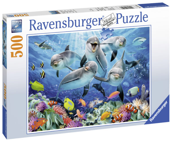 Dolphins, palapeli 500 palaa, Ravensburger