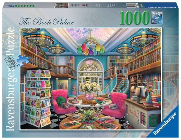 Kirjasto, palapeli 1000 palaa, Ravensburger