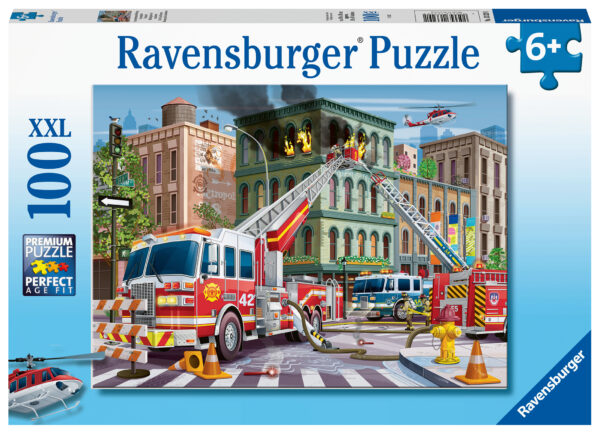 Fire Trucks 100 pc puzzle, Ravensburger