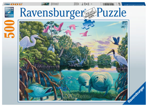 Jungle Animals 500 palaa palapeli, Ravensburger