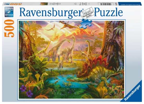 Dinosaurusten maa, palapeli 500 palaa, Ravensburger