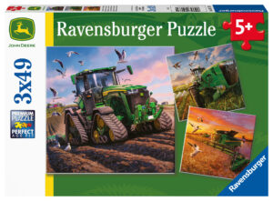 John Deeren kaudet, palapeli 3x49 palaa, Ravensburger