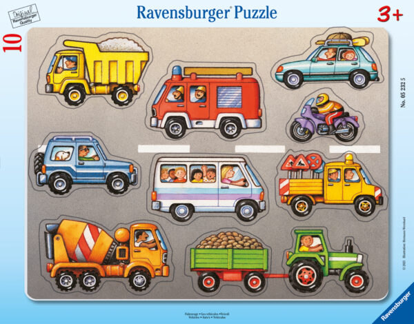 Ravensburger Frame puzzle 10 pc Vehicles