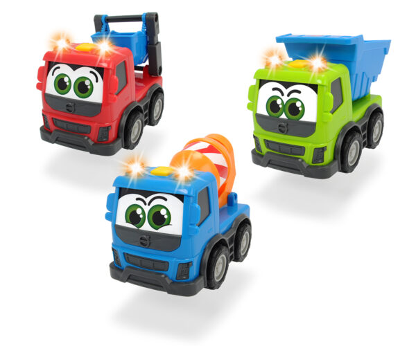 Volvo työauto 3 erilaista, Dickie Toys