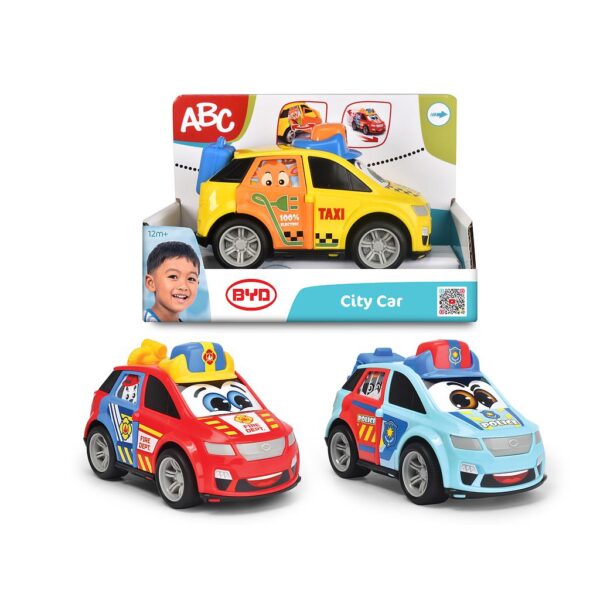 Kaupunkiauto 3 erilaista, Dickie ABC BYD - Image 2