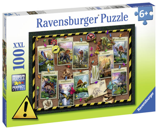 Dinosaurs 100 pc puzzle, Ravensburger