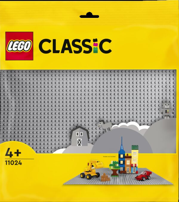 LEGO CLASSIC Gray Baseplate 11024