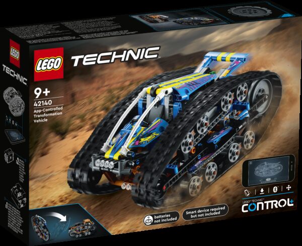 LEGO TECHNIC Sovelluksella ohjattava muuntautumiskykyinen auto 42140