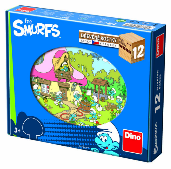 Smurffit Kuutiopalapeli 12p. DINO