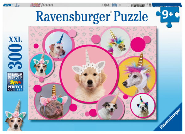 Unicorn Dogs palapeli, 300 palaa Ravensburger