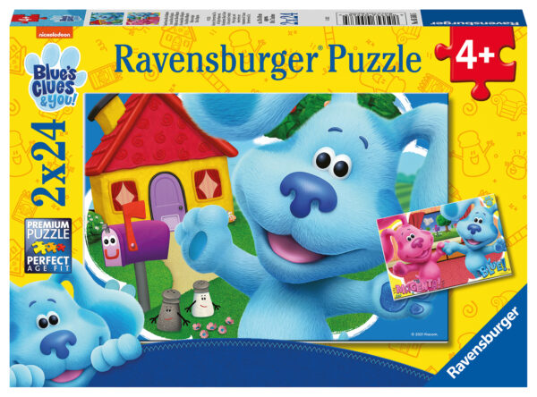 Sinisen vihjeet ja sinä, palapeli 3x49 palaa, Ravensburger