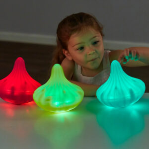 TTS Light Up Twist and Turn Spinning Tops