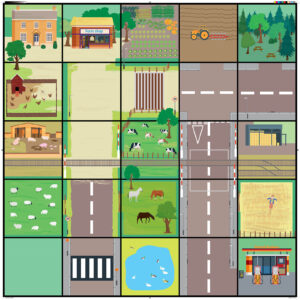 TTS Bee-Bot Countryside Mat