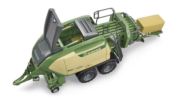 BRUDER Krone BigPack 1290HDP VC Kanttipaalain ja 2 paalia 02033 - Image 3