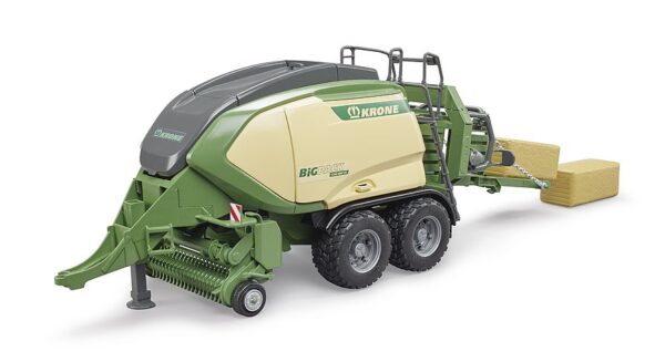 BRUDER Krone BigPack 1290HDP VC Kanttipaalain ja 2 paalia 02033