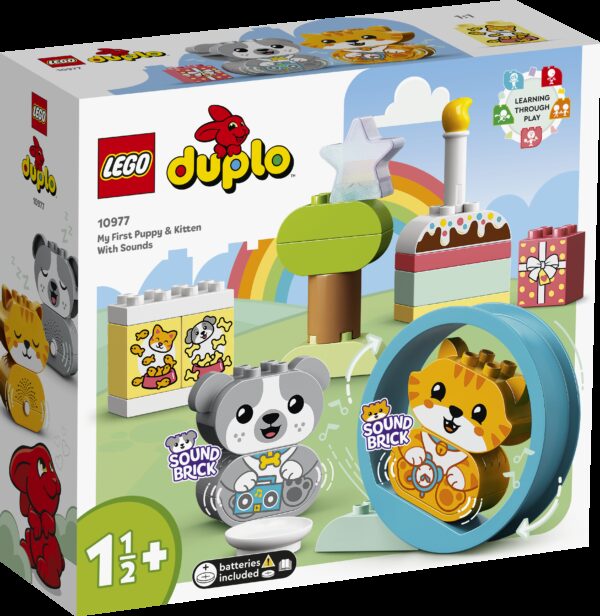 LEGO DUPLO Ensimmäinen koiranpentuni ja kissanpentuni äänillä 10977