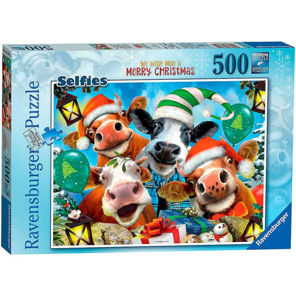 Animals Hyvää joulua, palapeli 500 palaa, Ravensburger