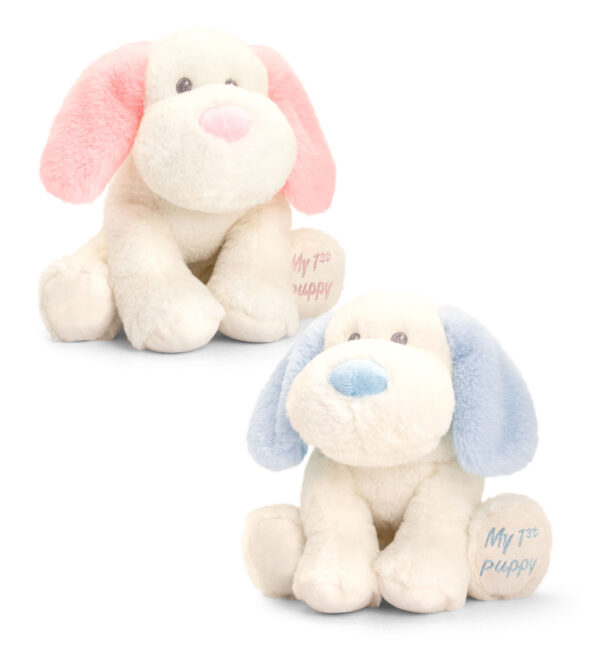 Keel Toys Eco Baby Puppies 20cm 2 Different.