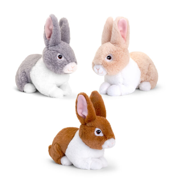 Keel Toys Eco Rabbits 3 different