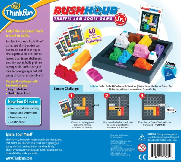 RUSH HOUR Junior - lautapeli, ThinkFun - Image 3