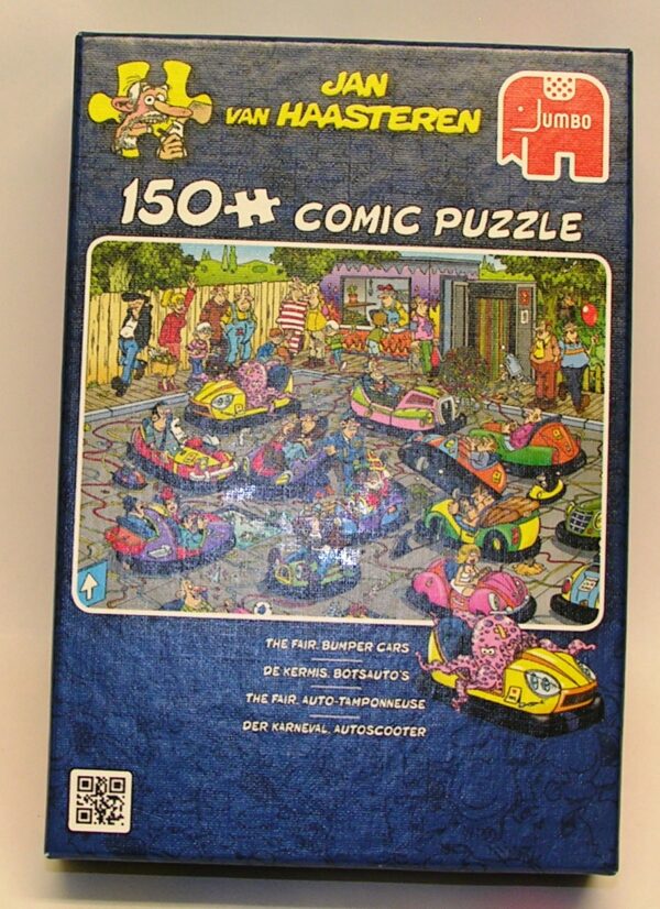 COMIC Puzzle- The Fair, bumper cars, 150 palaa Jan Van Haasteren