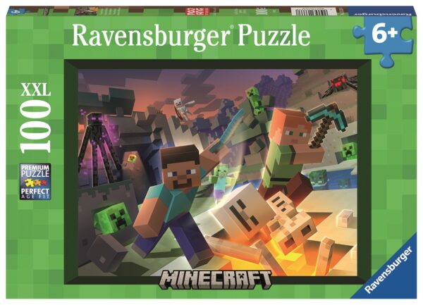 Minecraft Monsters 100 pc. puzzle, Ravensburger