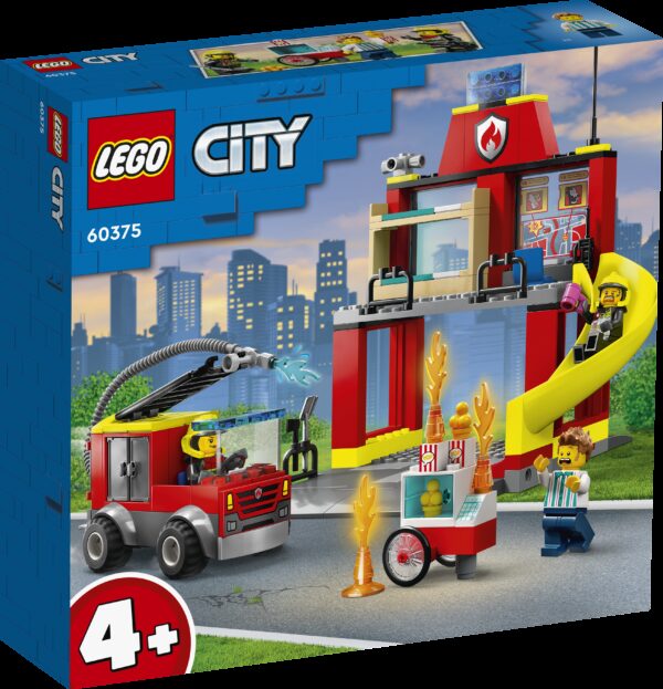 LEGO City Paloasema ja paloauto 60375