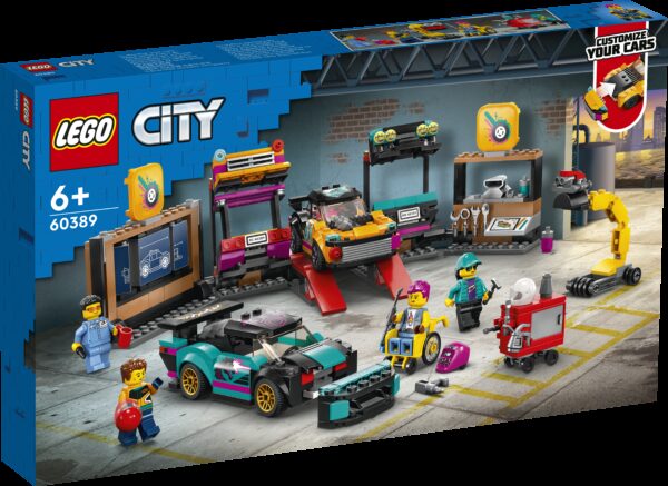 LEGO City Autojen tuunaustalli 60389