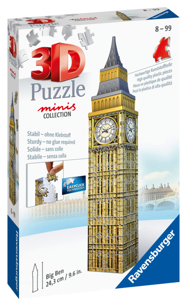Big Ben, 3D palapeli 60 palaa, Ravensburger